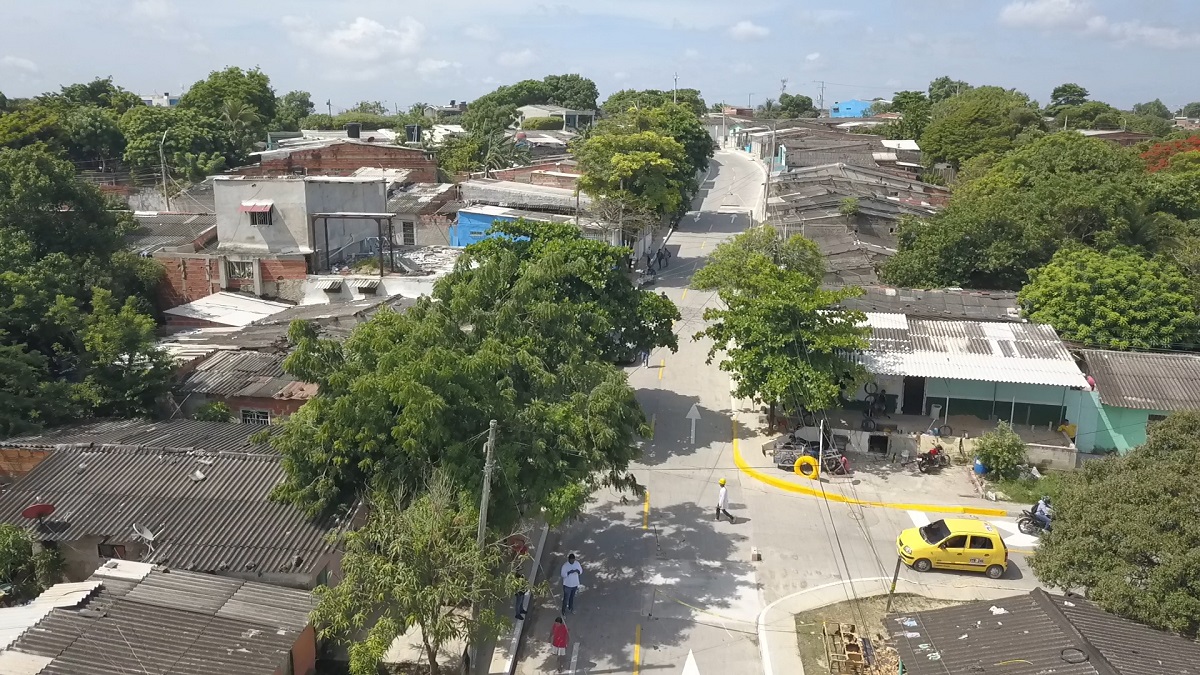 Barrio 7 de abril de Barranquilla: 12.369 Mts de vías pavimentadas - La  Gran Noticia